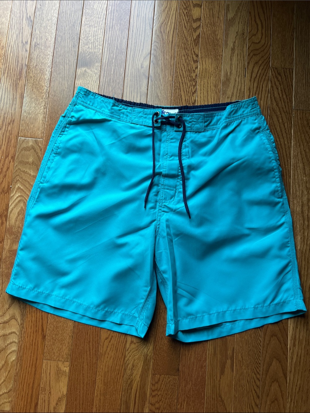 Men's Aqua Swim Board Shorts with Drawstring Waist